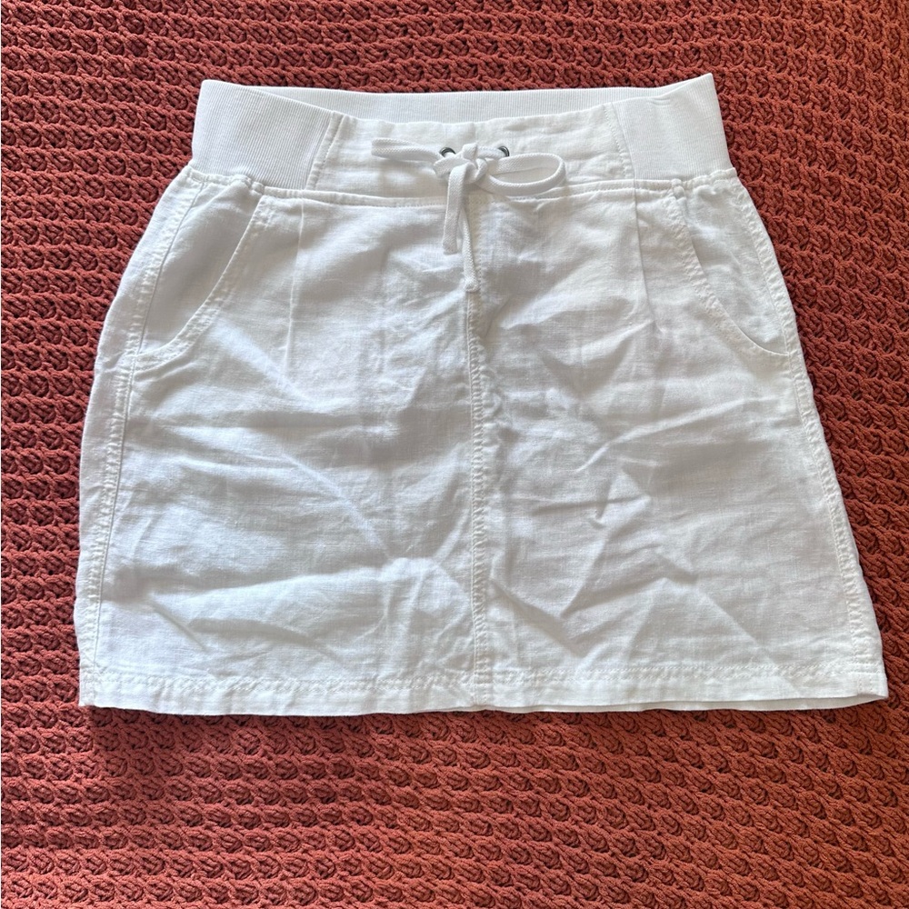 Athleta Vintage style linen skirt